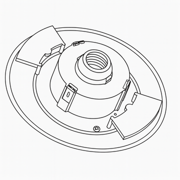 Post Top Fitter – Polycarbonate Socket Adapter