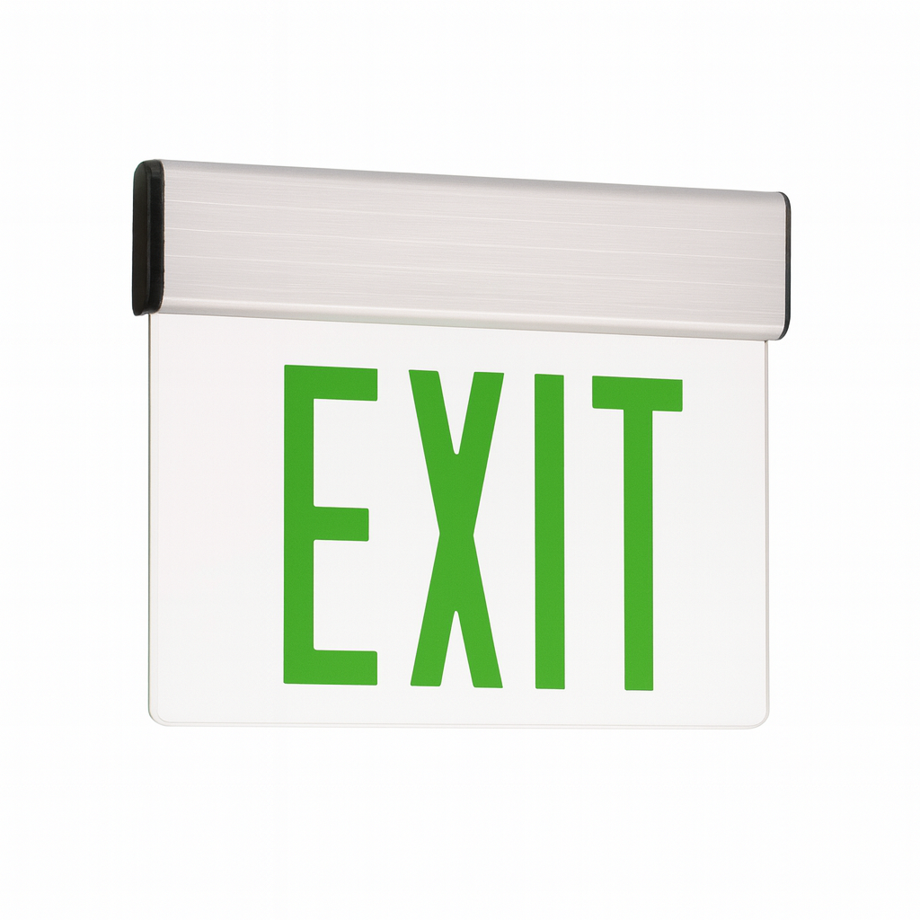 Surface Mount Aluminum Exit Sign